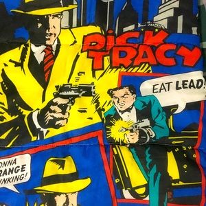 Dick Tracy Sleeping Bag Vintage 1990